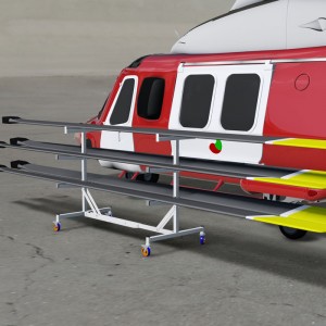 Helicopter Blade Rack