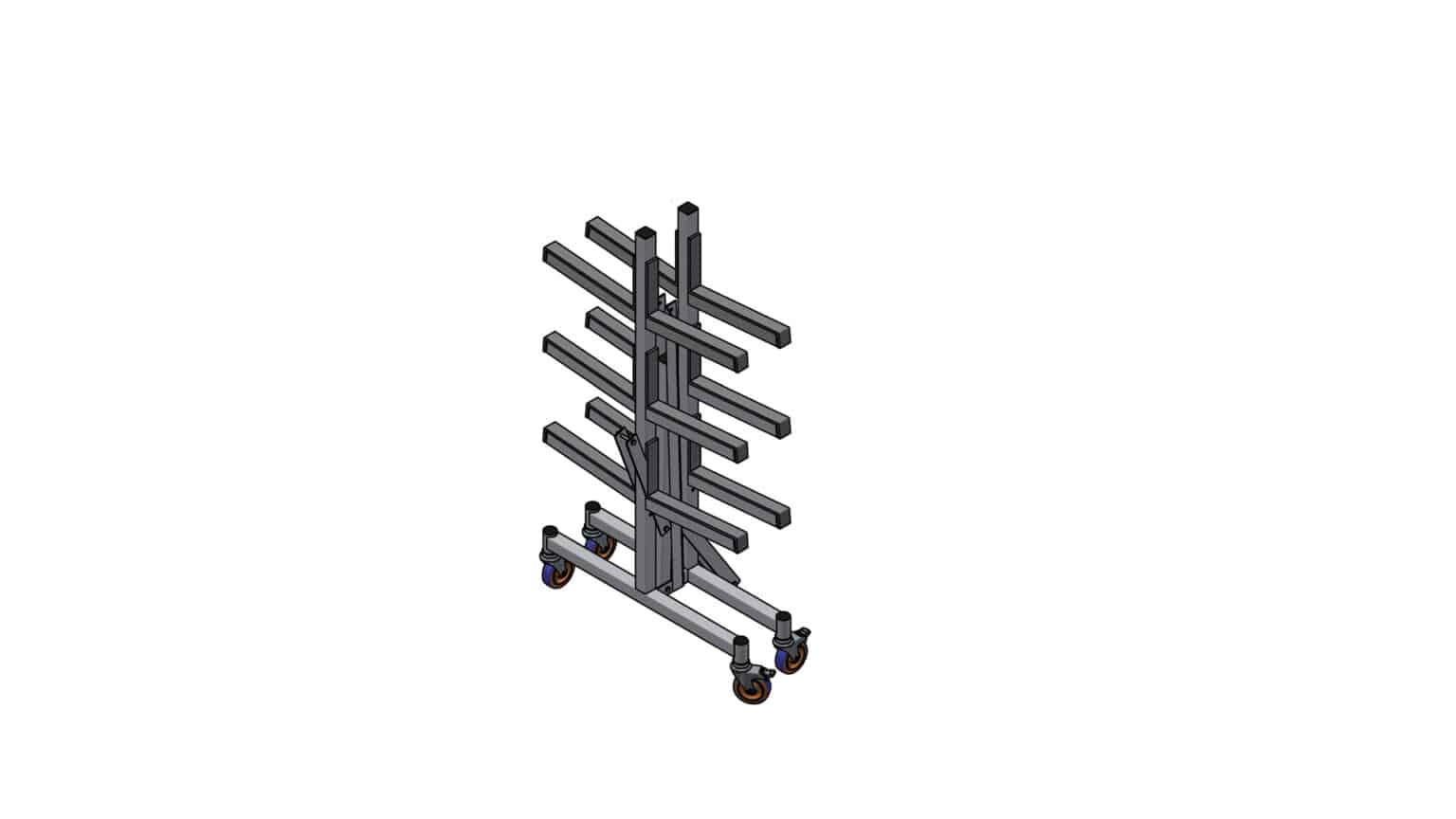 Leonardo AW139 Rotor Blade Stand - Compact