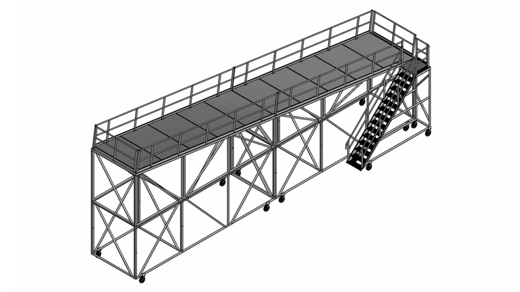 Boeing B777 Mobile Underwing Access Platform