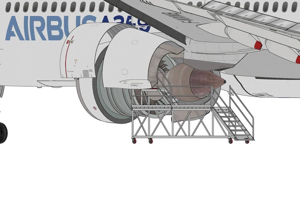 Airbus A350 Engine Change Docking