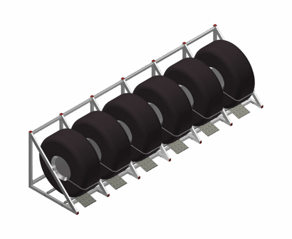 Fixed-Wing Narrow Body Wheel Rack