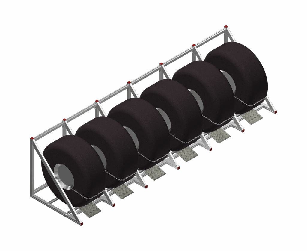 General Purpose Fixed-Wing Narrow Body Wheel Rack